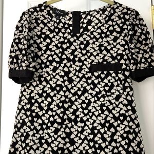 IZ Byer short sleeve button back top